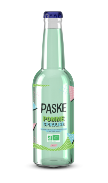 PASKE Pomme Spiruline 33cl - par 12